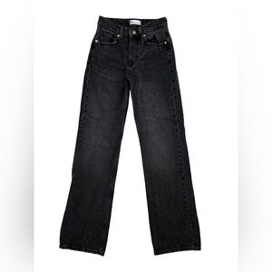 Zara Elegant Black Straight Leg Women's Jeans